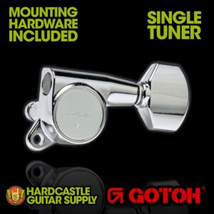 Gotoh® SG381-07 Left (Chrome) - Single Tuner