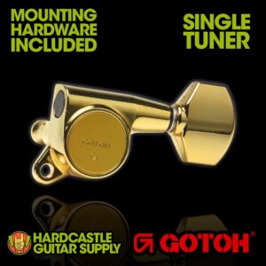 Gotoh® SG381-07 Left (Gold) - Single Tuner