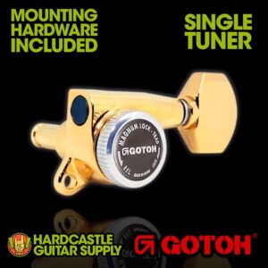 Gotoh® SG381-07 MG-T Left (Gold) - Single Tuner