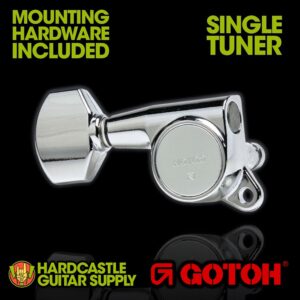 Gotoh® SG381-07 Right (Chrome) - Single Tuner
