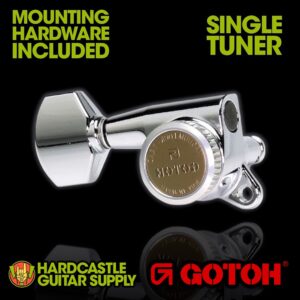 Gotoh® SG381-07 MG-T Right (Chrome) - Single Tuner