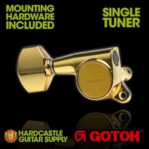 Gotoh® SG381-07 Right (Gold) - Single Tuner