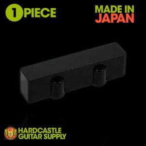 J-Bass® Front Pickup Cover -No Holes (Matte Black)