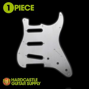 Strat® Aluminium Pickguard SSS (Brushed Silver)