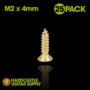 Brass-plated Screws (M2 X 4mm)