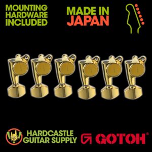 Gotoh® SG381-07 6-in-Line - Reverse (Gold)