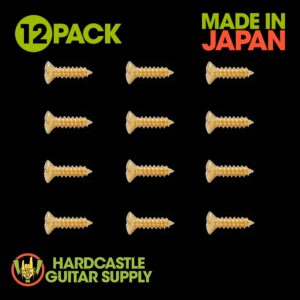 Pickguard Screws - 12 (Gold)