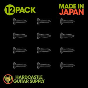 Pickguard Screws - 12 (Black)