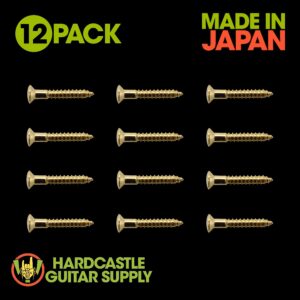 Oval-Head Mounting Ring Screw - 12 (Gold)