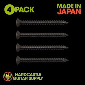 Neck Mounting Screws - 4 (Black)