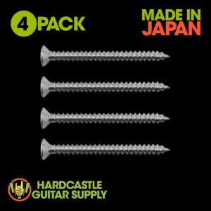 Neck Mounting Screws - 4 (Chrome)