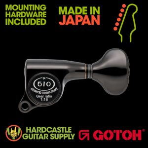 Gotoh® SGS510-S5 6 Left (Black)