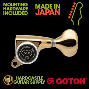 Gotoh® SGS510-S5 6 Left (Gold) MG-T