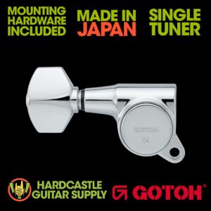 Gotoh® SG381-07 Right (Chrome) - Single Tuner