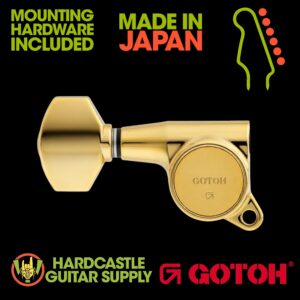 Gotoh® SG381-07 6-in-Line - Reverse (Gold)