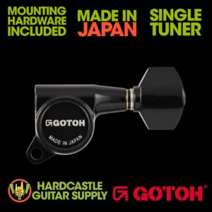 Gotoh® SG381-07 Left (Black) - Single Tuner