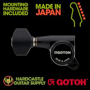 Gotoh® SG381-07 6-in-Line - Reverse (Black)