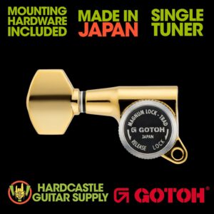 Gotoh® SG381-07 MG-T Right (Gold) - Single Tuner