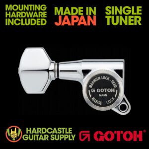 Gotoh® SG381-07 MG-T Right (Chrome) - Single Tuner