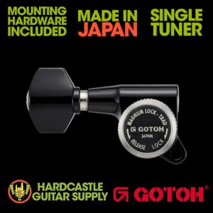 Gotoh® SG381-07 MG-T Right (Black) - Single Tuner