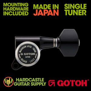 Gotoh® SG381-07 MG-T Left (Black) - Single Tuner