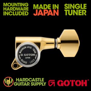 Gotoh® SG381-07 MG-T Left (Gold) - Single Tuner