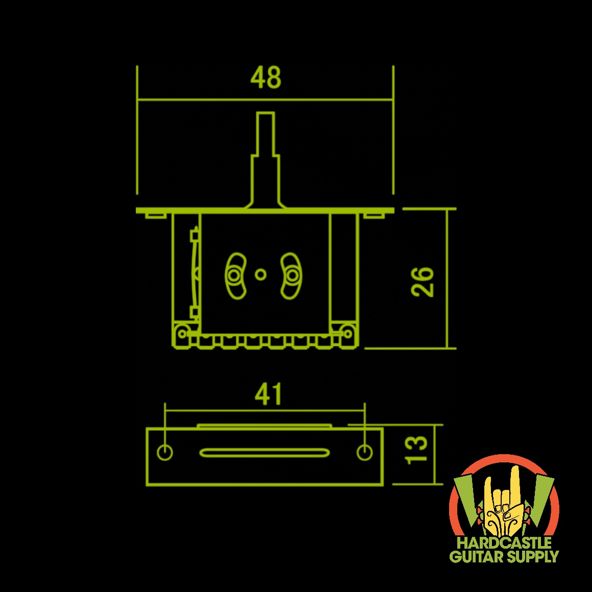 Alpha 5-Way Strat® Toggle Switch - Image 2
