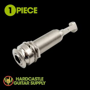 Acoustic Endpin Jack/Strap Button (Thread-On) Chrome