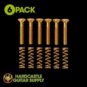 Single Coil Screws (6) Gold