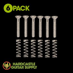 Single Coil Screws (6) Chrome