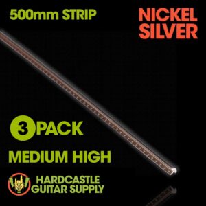 Nickel Silver Medium High Fretwire (3 x 500mm Strips)
