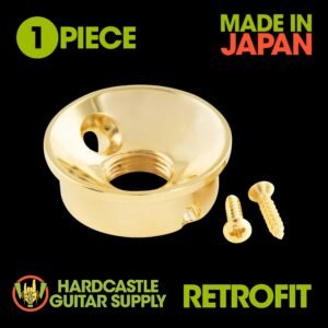 Tele® Modern Output Jack Plate Retrofit (Gold)