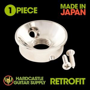 Tele® Modern Output Jack Plate Retrofit (Nickel)