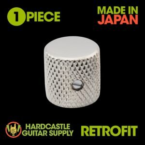 Flat-top Metal Control Knob (Chrome)