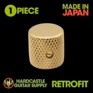 Flat-top Metal Control Knob (Gold)