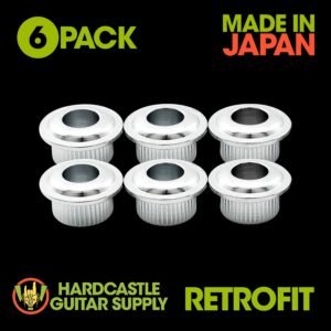 Vintage Conversion Bushings (Chrome) 6-Pack