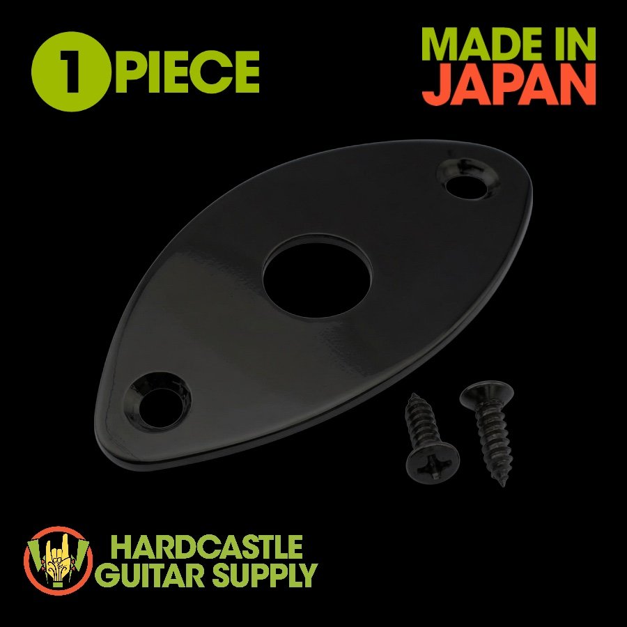 Output Jack Oval (Black)