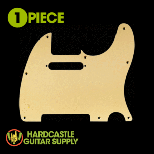 Tele® Aluminium Pickguard Retrofit (Brushed Gold)
