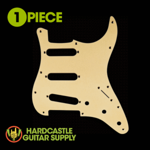 Strat® Aluminium Pickguard Retrofit SSS (Brushed Gold)