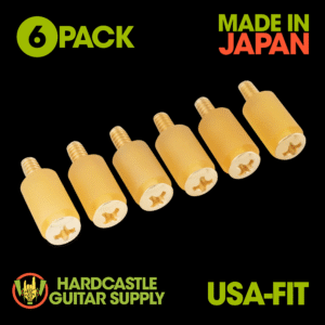 Single Coil Pickup Screws USA-fit (Gold) - 6 Pack