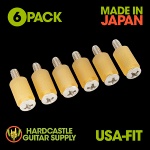 Single Coil Pickup Screws USA-fit (Nickel) - 6 Pack