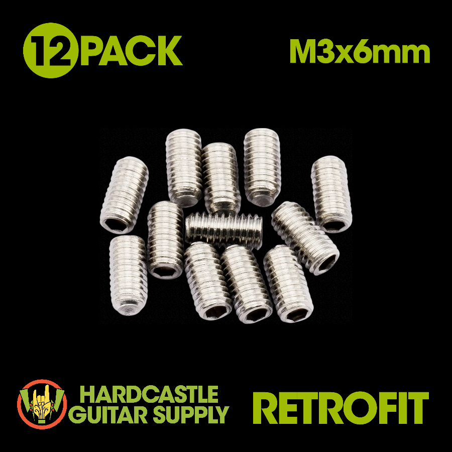 Saddle Screws M3x6mm Retrofit (Stainless Steel) - 12 Pack