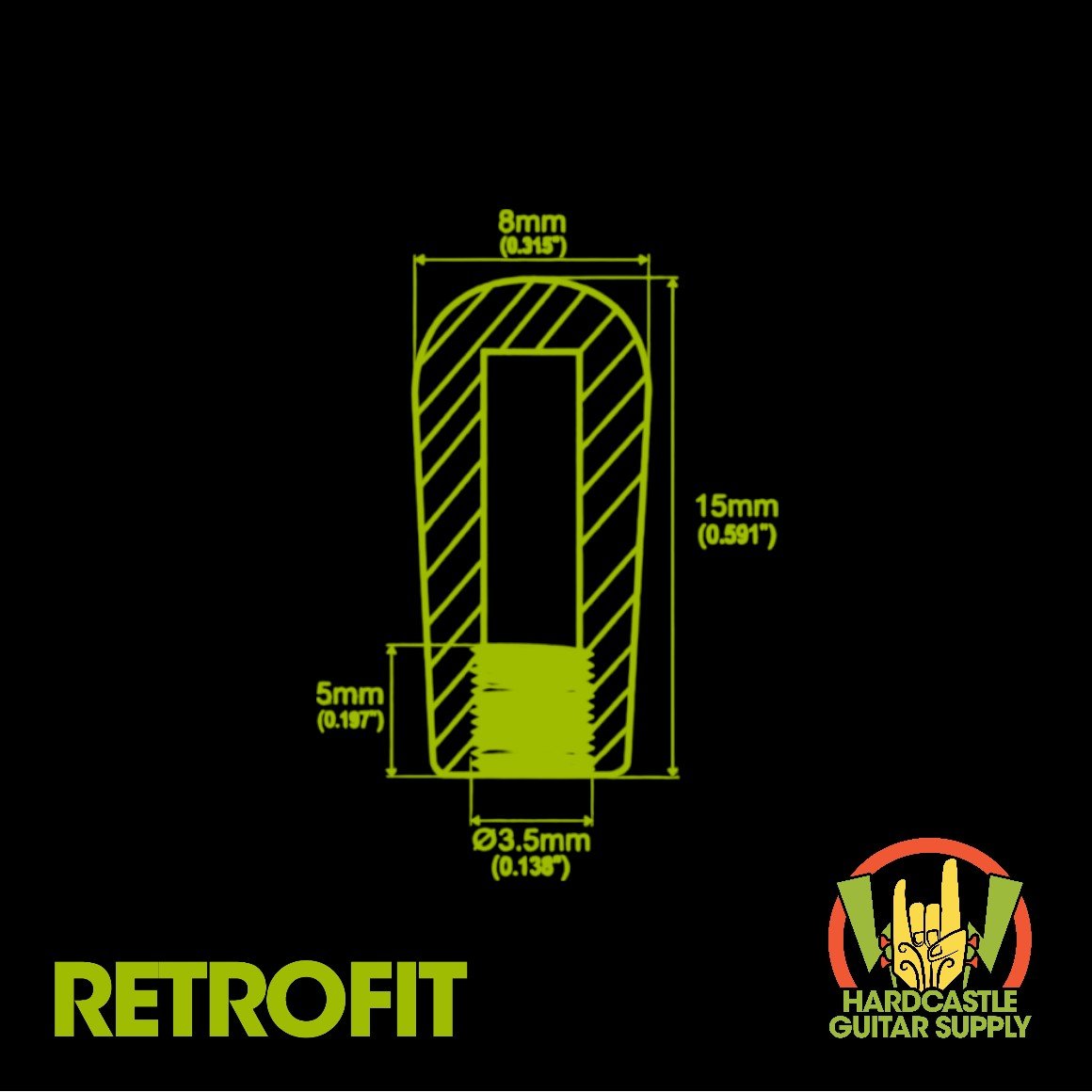 3-Way Toggle Switch Tip Retrofit (Chrome) - Image 2