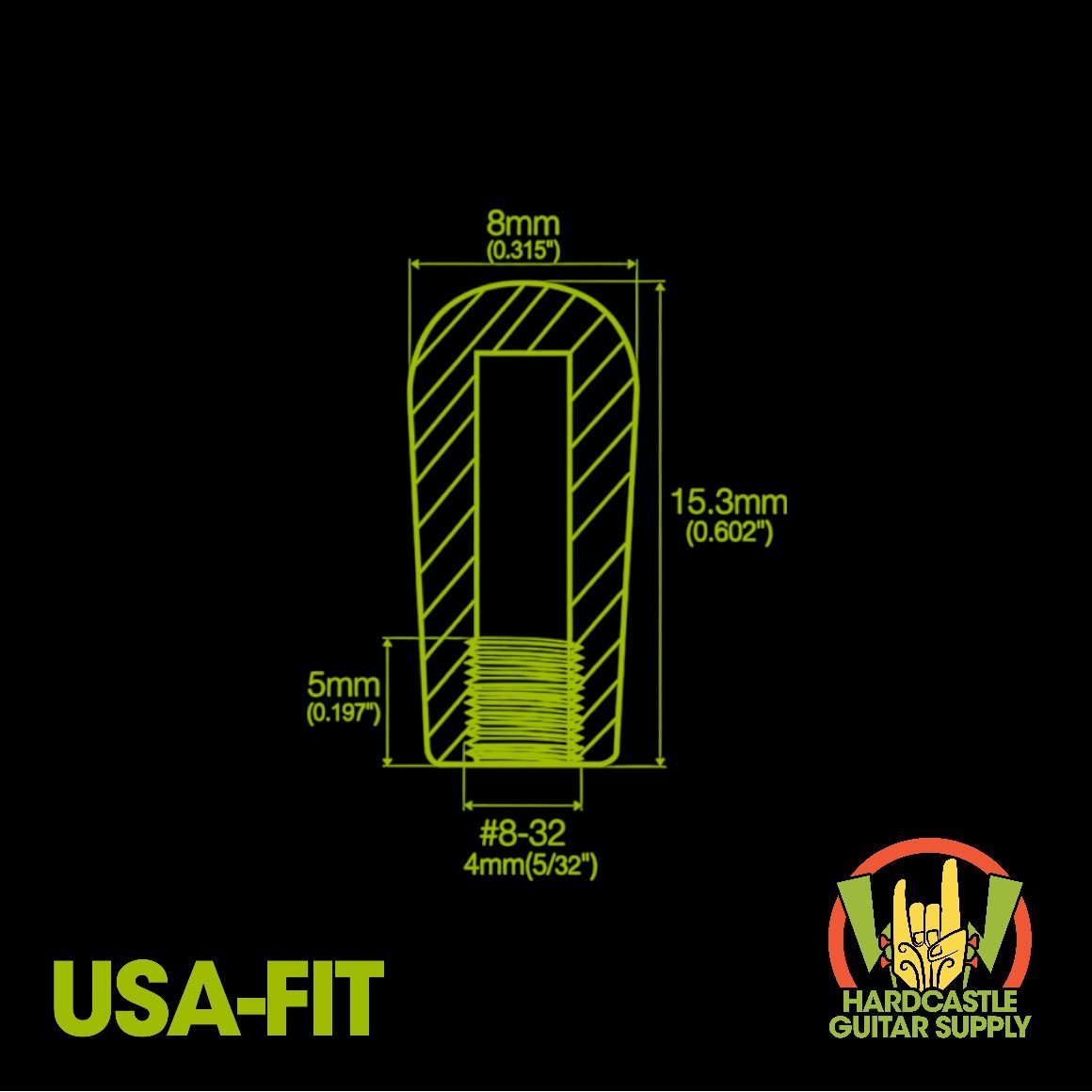 LP® Toggle Tip USA-Fit (Amber) - Image 2