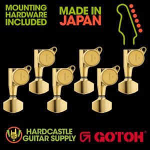 Gotoh® SG381-07 6-in-Line - Reverse (Gold)