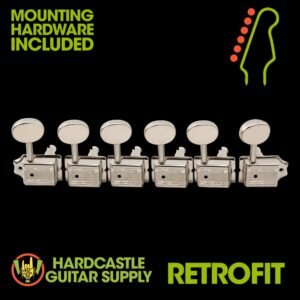 Wilkinson® Deluxe 6 Left Tuners (Nickel)