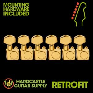 Retrofit Tuners 2-Pin 6-in-line (Gold)