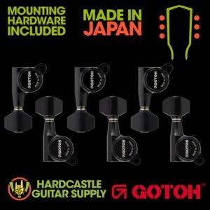 Gotoh® SG381-07 3+3 (Black)