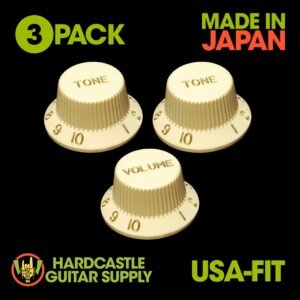 Strat® Control Knobs USA-Fit (Cream)
