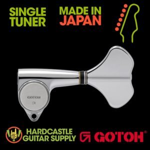 Gotoh® GB707 Left (Chrome) - Single Tuner (Bass Side)